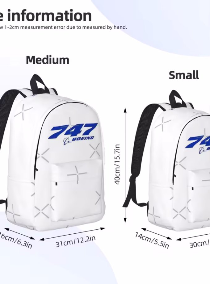 Boeing 747 Logo Backpack